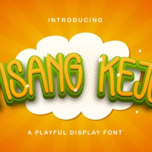 Pisang Keju – Playful Display Font